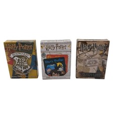 Harry Potter Playing Cards Lot 3 Decks Hogwarts Chibi London New Sealed Gift Set