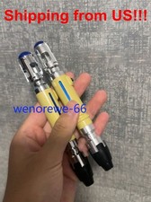 US Ship  NAWYA Doctor Who 9th Metal Sonic Screwdriver Replica LED Scalable Prop