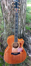 1997 Taylor 614 C Natural Flamed Maple W/Gator case