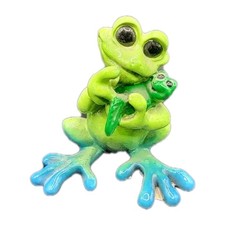 Frog Kittys Critters Figurine Baby 2in Coochi...