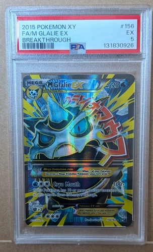 M Glalie EX #156 - Breakthrough - EX PSA 5