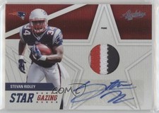 2011 Absolute Memorabilia Materials Prime Signatures 6/25 Stevan Ridley Auto uk2