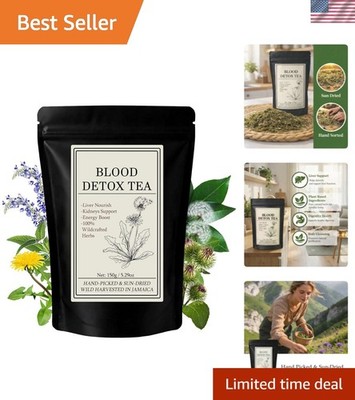 30 Bags Jamaican Healing Garden Blood Detox Tea, Chef Tijani Blood Detox Tea,...