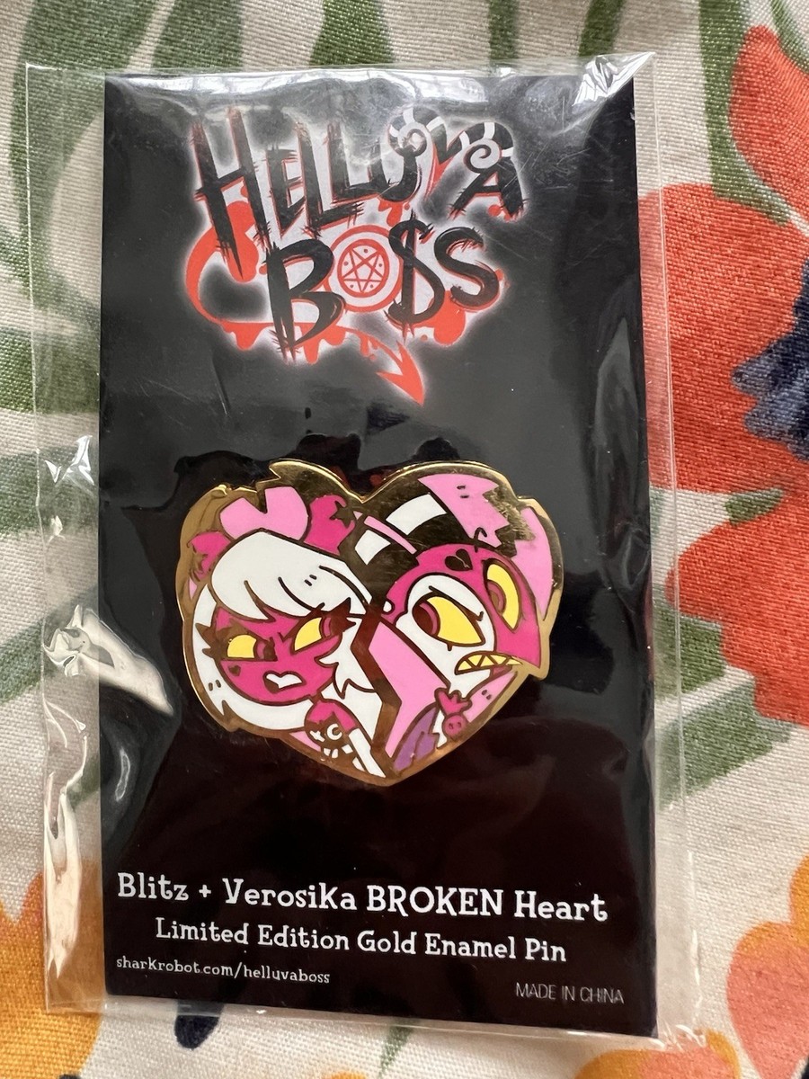 Helluva Boss: Blitz + Verosika BROKEN Heart Limited Edition Pin | eBay