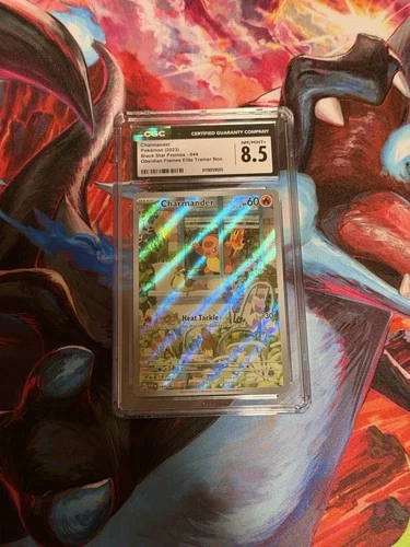 Pokémon Charmander Black Star Promo 044 Obsidian Flames Foil CGC 8.5