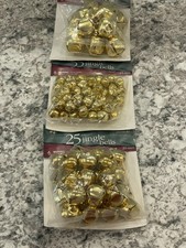 Jingle Bells, Craft Projects, Lot, 3 Bags,  Rope, Unopened.