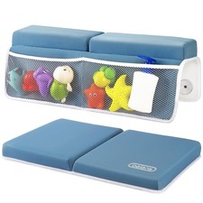 Bath Kneeler and Elbow Rest Pad Set 1.5'' Comfortable Thick Baby Bath Kneele...