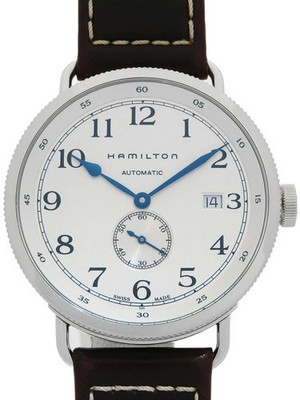 HAMILTON Khaki Navy Pioneer Small Second H78465553 Men's Used Watch #11020