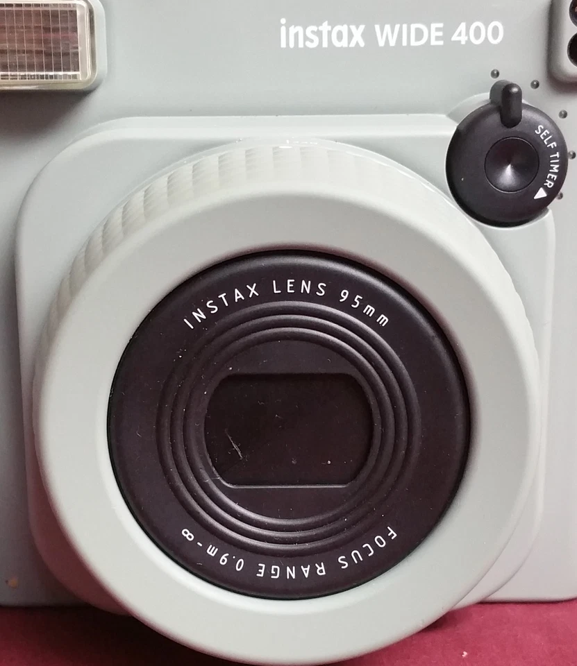 Fujifilm INSTAX WIDE 400 Easy Instant Print Camera 12MP Sage Green MINT - GREAT - Image 4 of 4