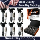 OEM 6X Ignition Coil + 6X Iridium Spark Plug For Cadillac GMC Chevy Buick UF569