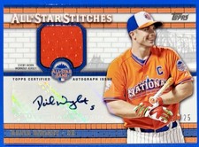 2013 Topps Update All-Star Stitches Auto David Wright #d /25, ASAR-DW Mets