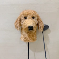 Golden Doodle Dog Head Golf Club HeadCover for Driver & Woods