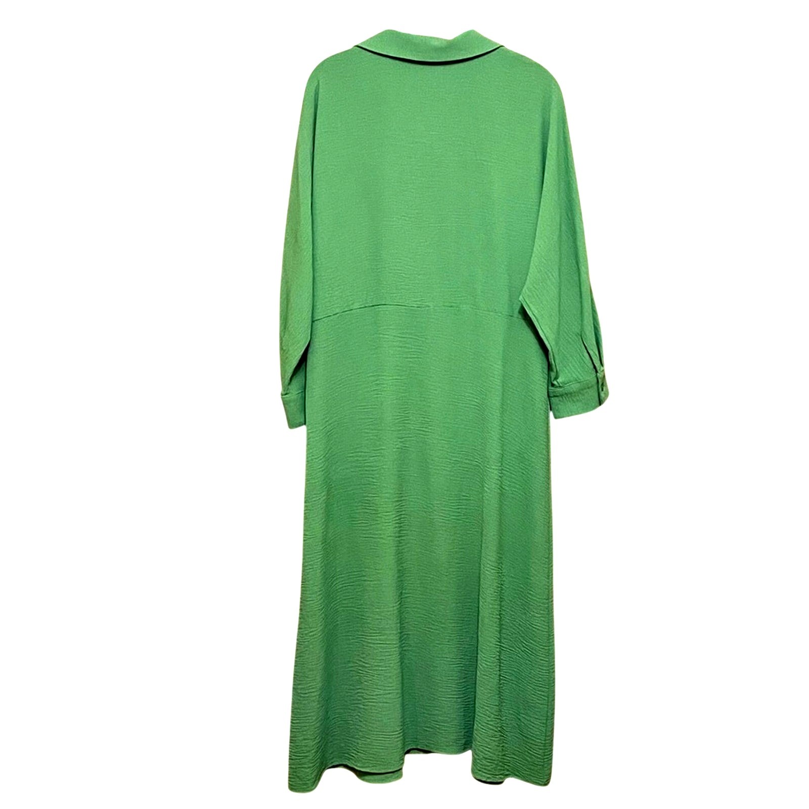 Halogen Elegant Green Button-Down Maxi Dress. XL - image 4