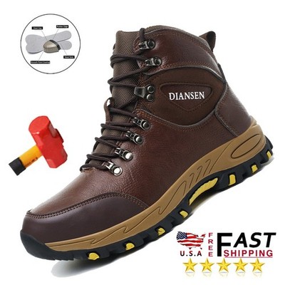 Waterproof Work Boots Mens Safety Shoes Steel Toe Botas De Trabajo Para Hombre