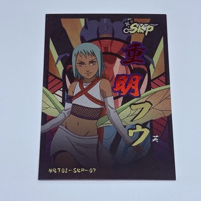 Fu Seven Tails | Naruto Trading Card SKP-07 Gold Foil Thick Anime Art Matte Tc10