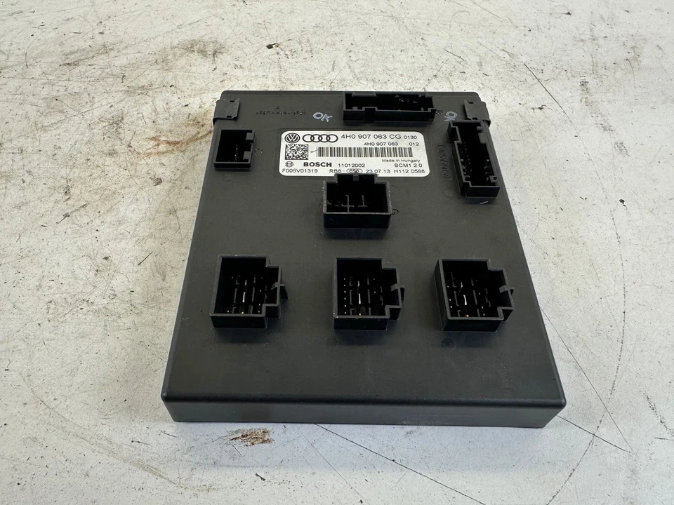 Audi RS7 BCM 1 módulo de controle de corpo 4G8 C7 13-17 fabricante de equipamento original 4H0 907 063 CG - Imagem 2 de 4