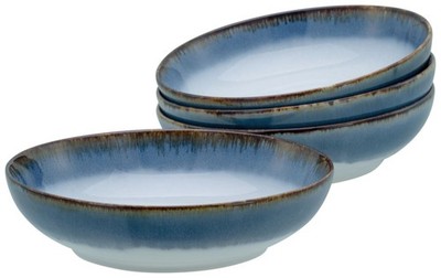 CreaTable Cascade Blau Poke Bowl 4-tlg Steinzeug