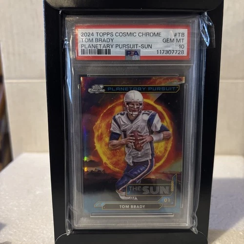 2024 TOPPS COSMIC CHROME TOM BRADY PLANETARY PURSUIT THE SUN #TB PSA 10 🐐🔥💎