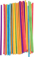100Pcs Music Rhythm Sticks - Colorful Wooden Percussion Instrument for Kids L...