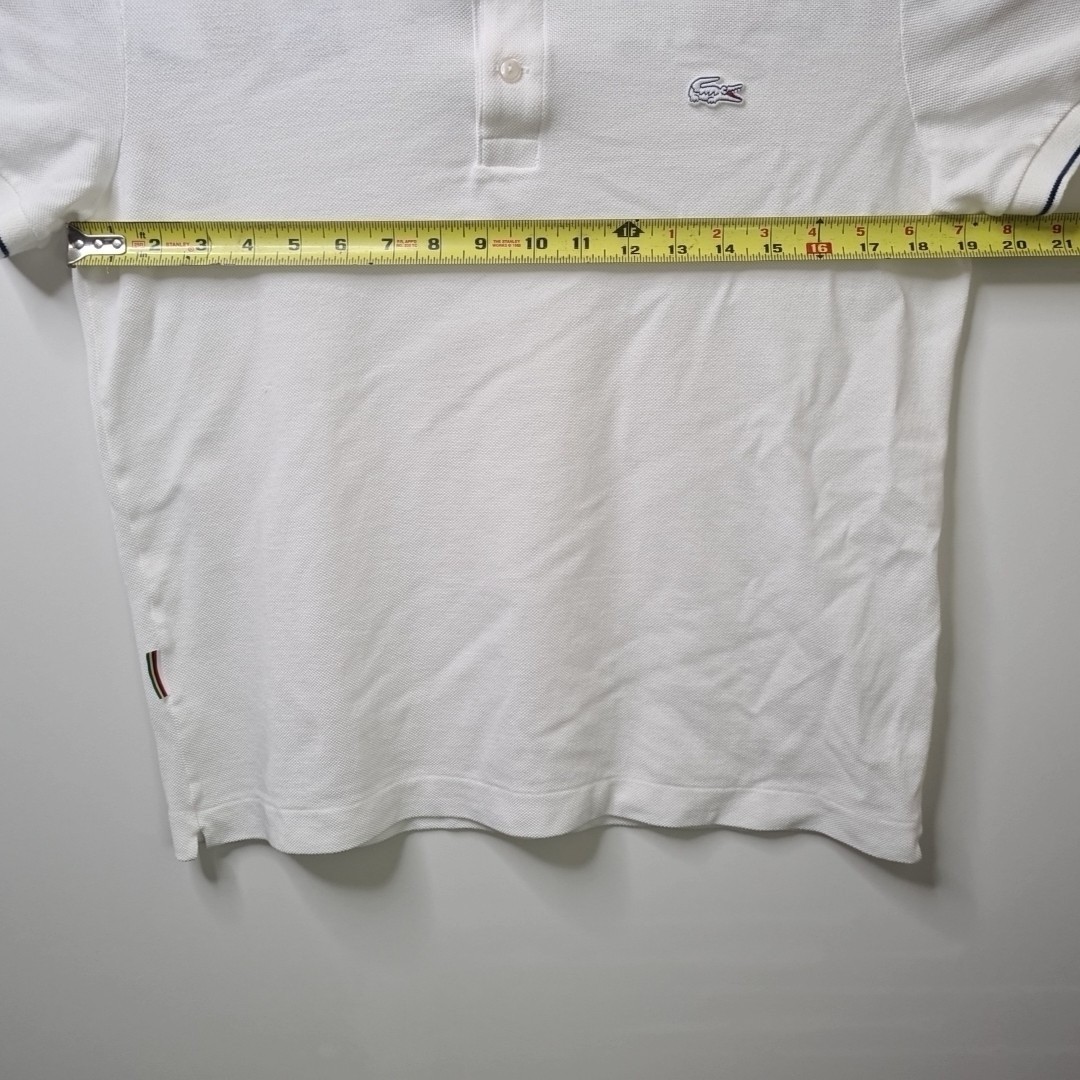 Lacoste Men's Paix Athletic Fit Polo Cotton T-Shirt Short Sleeve White Sz 4 thumbnail 8