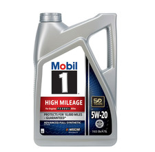 5w20 High Mileage Oil 5 Qt Bottle, Engine Longevity, Temperature Resilience 19.71 per gallon
