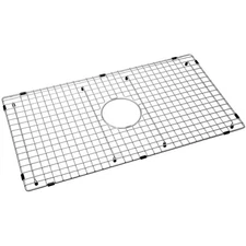 Sink Bottom Grid 26-9/16" X 14-7/16", Centered Drain with Corner Radius 3/8",...