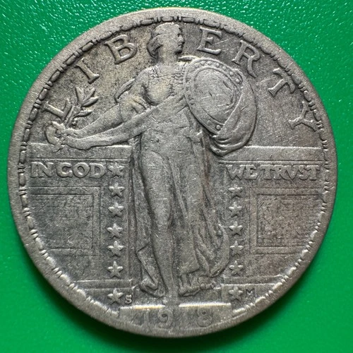 1918-S Standing Liberty Quarter Q160