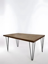 Reclaimed Teak Wood 4 Seater Small Dining Table Rustic Kitchen Table