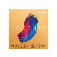 D'Addario Ascent  Violin D String, 1/16 Scale, Medium Tension