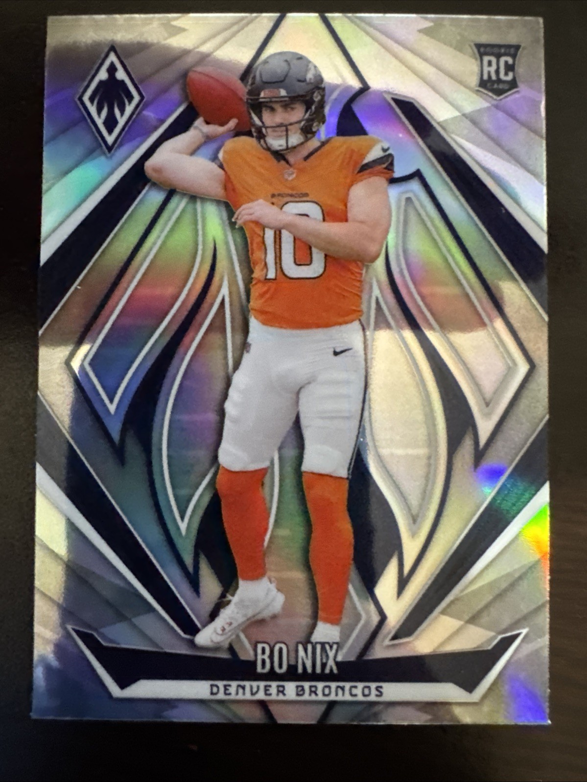 Bo Nix 2024 Panini Phoenix Rookie Silver #159 RC