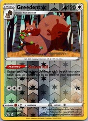 Greedent 128/198 Chilling Reign Reverse Holo Rare