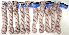 NEW Berroco Glace Ribbon Yarn 10 Skeins Color 2344 Pink Dye Lot 94 50 Grams
