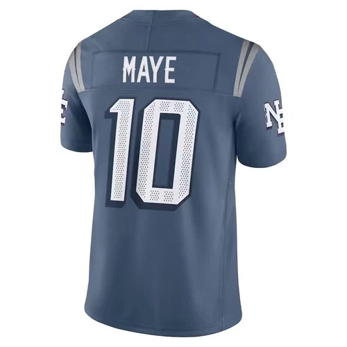 Men's/Youth Patriots #10 Drake Maye Limited Player All Printed Jersey