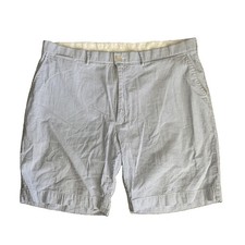 Polo Ralph Lauren Seersucker Striped Classic Fit 9" Men s Shorts Blue Sz 40