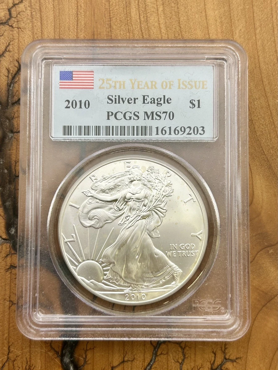 American Eagle MS 70 Graded 2010 Silver Bullion Coins for sale | eBay