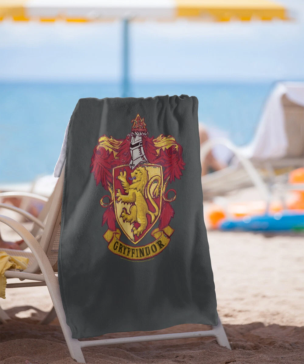 Harry Potter Gryffindor Rough Crest Officially Licensed Beach Towel 30"x60"