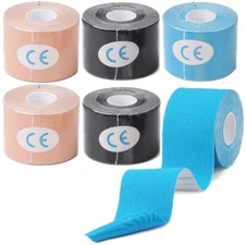 6x Kinesiology Tape Sport Athletic Muscle Support Elastic Physio Therapeutic 2in