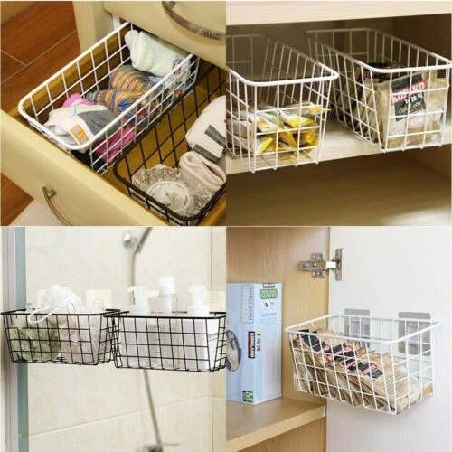 Paniers de rangement en métal pour la maison