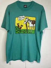 Vintage 1992 Jared Lee Studio Horse Humor T-Shirt Comic “Are You Okay?” Large