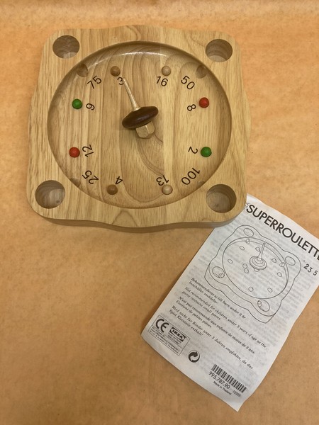 🎰🎰 Juego de ruleta IKEA Superroulette madera 🎰🎰