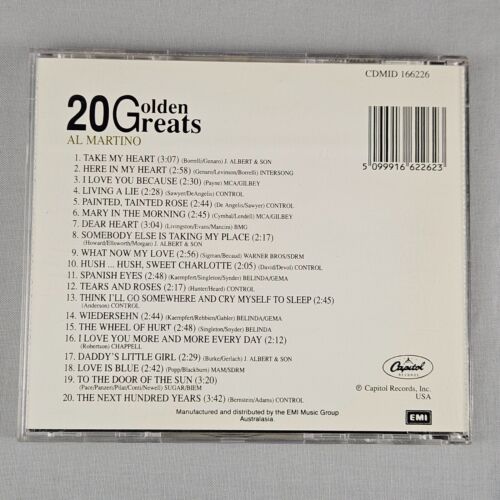 Al Martino - 20 Golden Greats CD - Picture 2 of 2