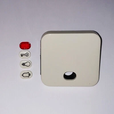 MERTEN Atelier / M1 Wippe für Kontrollschalter (mit Symbol nach Wahl) Cremeweiß