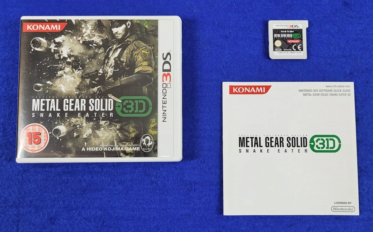 Видеоигры Nintendo 3DS Metal Gear Solid 3: Snake Eater - огромный