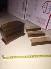 Vintage, Concord Miniature Doll House Furniture Dresser-No. 1927 Stained