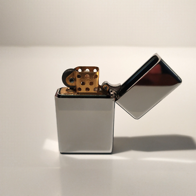 Zorro 538 Silver Chrome Brass Lighter - 115g Case & Heavy Duty