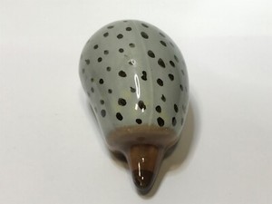 Old Soviet Porcelain Hedgehog Figurine Figurine Cute Hedgehog