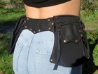 Pocket Belt - Festival Utility Belt Hippie Psy Trance Style -  Anvil Model