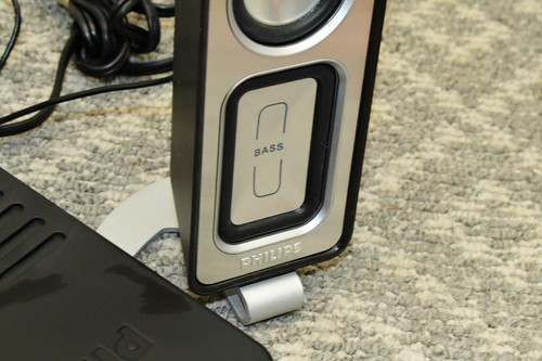 Philips Desktop Sound System 80 Watts Speakers Bass - MMS321/17 - WORKING - 第 3/10 張圖片