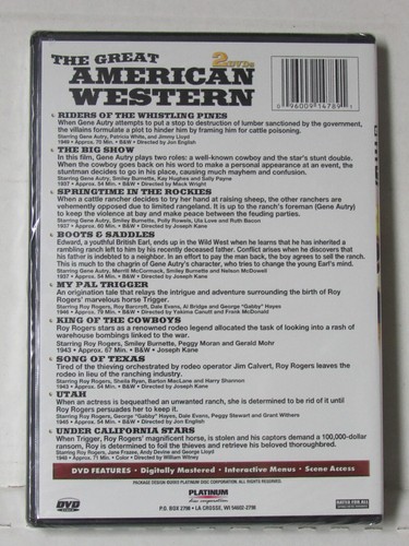 The Great American Western, Vol. 3: Gene Autry, Roy Rogers NEW buy 2 get 1 FREE - Foto 2 di 3