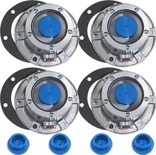 4X Torque Trailer Hub Cap w/ Oil Port & Side Fill Plug Replaces Stemco 343-4024